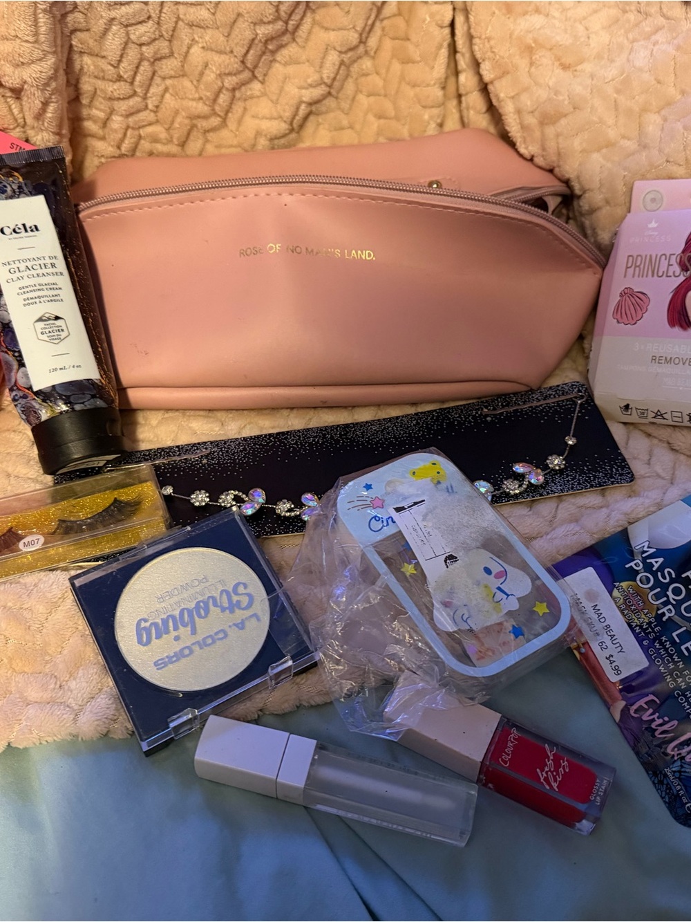 Pink Cosmetic Makeup Bag bundle bundle !